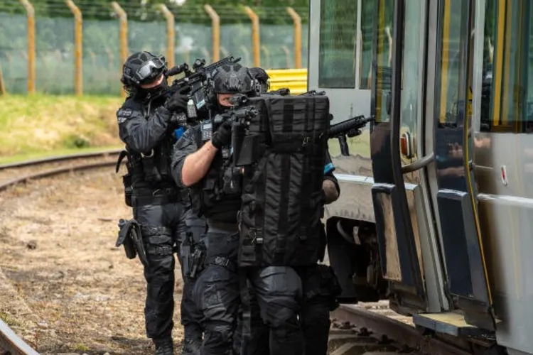 Atac într-un tren lângă Cambridge (sursa: Facebook/British Transport Police)