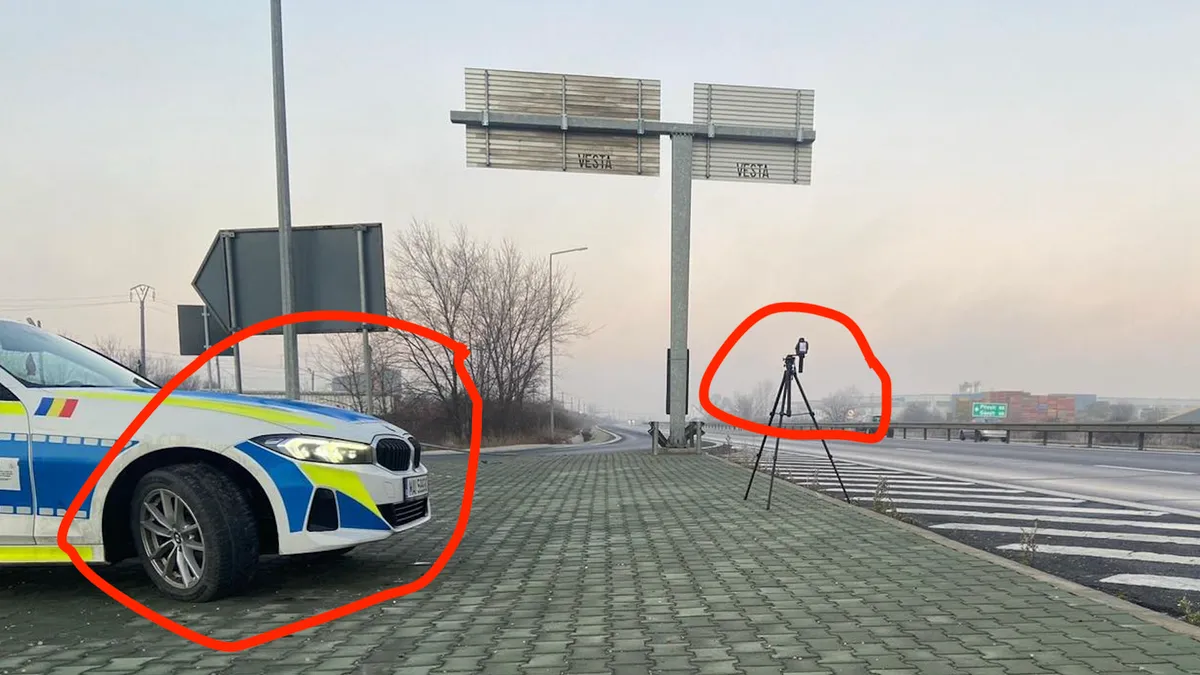 Cum pot fi reperate radarele "invizibile" (sursa: Facebook/Poliția Română)