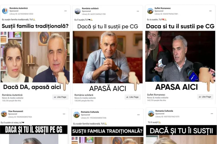 Afacerea site-urilor pro Călin Georgescu și George Simion (sursa: Substack/Drepturi și strâmbe)