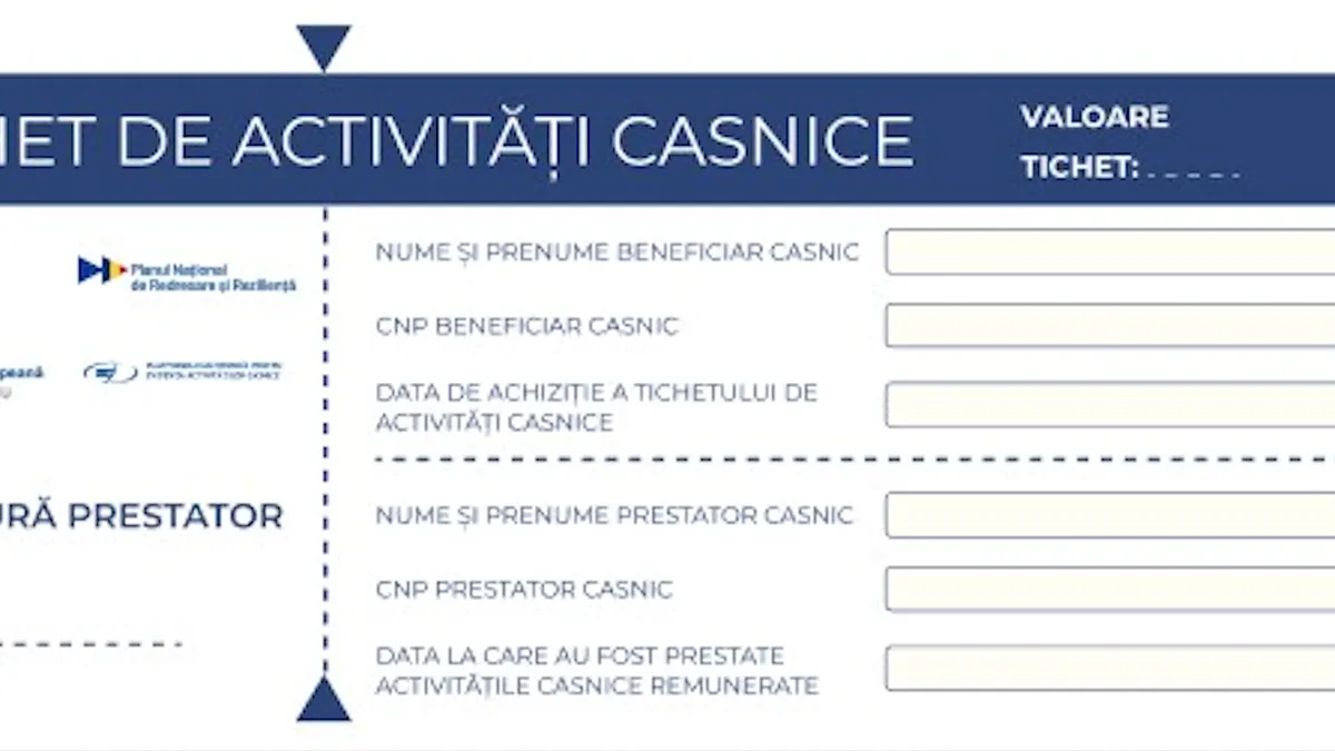 Tichetele casnice, tot mai folosite (sursa: ziaruldeiasi.ro)