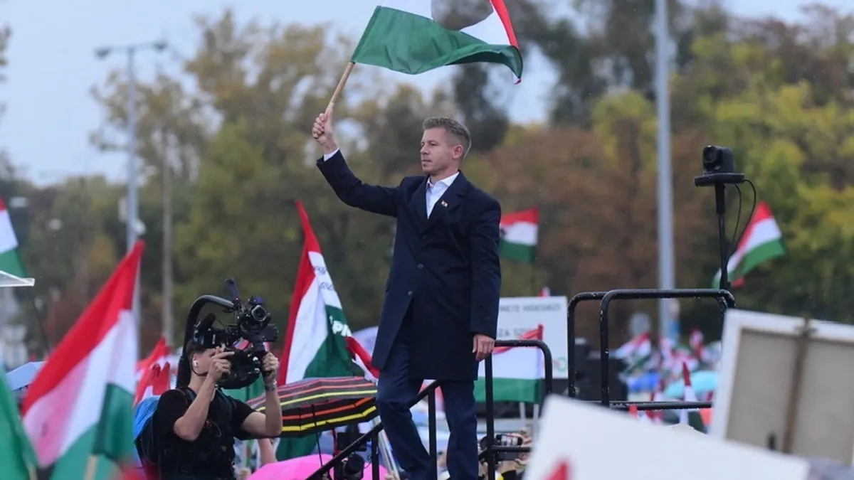 Peter Magyar acuză atacuri cibernetice (sursa: Facebook/Péter Magyar)