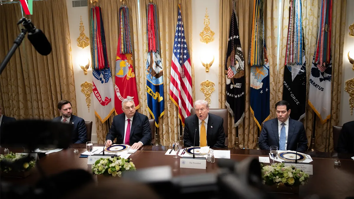 Transcrierea declarațiilor lui Trump despre România Foto: Facebook Viktor Orban