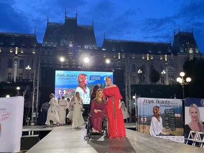 Modele în scaune cu rotile - eveniment unic (sursa: ziaruldeiasi.ro)