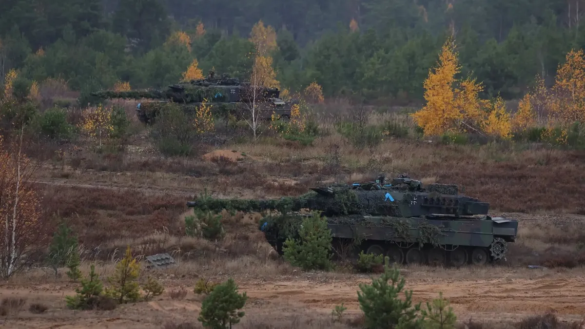 Germania nu se va opune ca Polonia să transfere tancuri Foto: Twitter