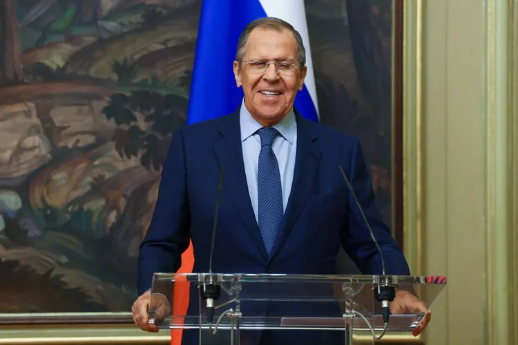 Rusia conduce Consiliul de Securitate ONU. Lavrov e fericit (sursa: Twitter/MFA Russia)