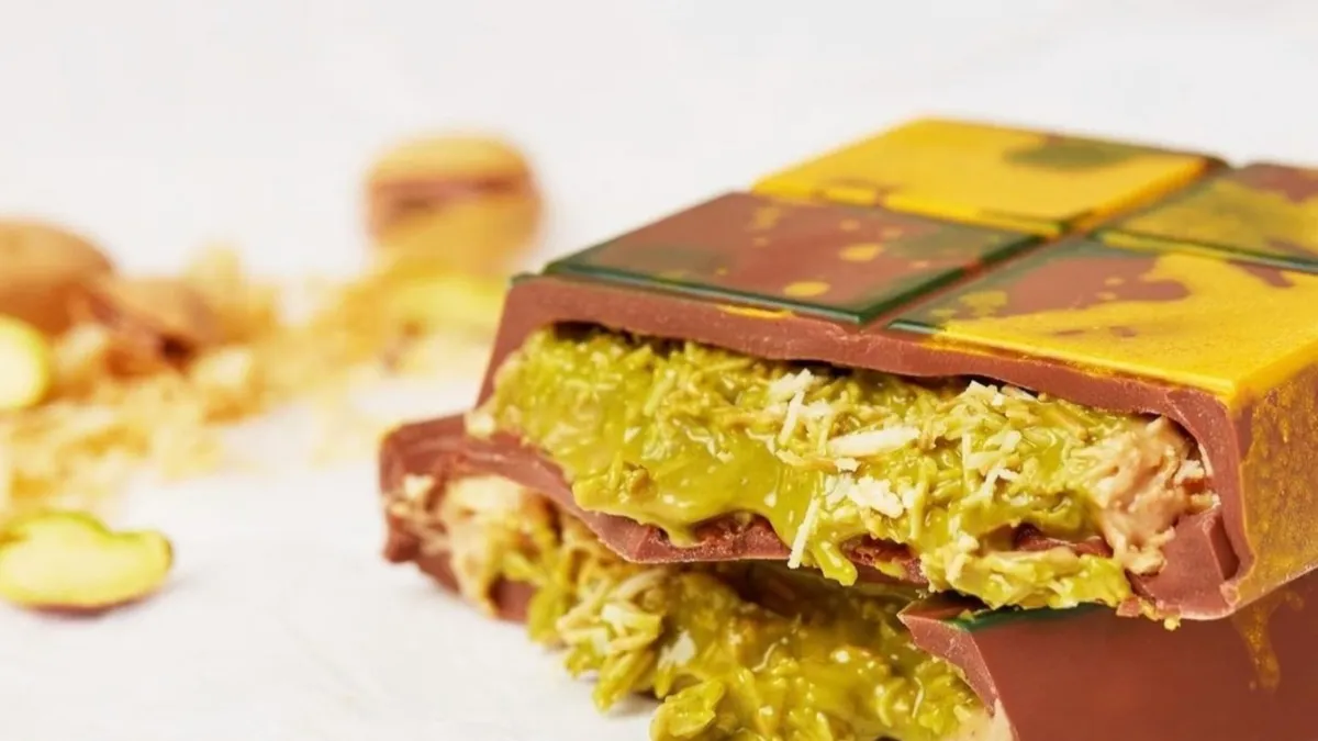 Ciocolata „Dubai” declanșează penuria de fistic (sursa: fixdessertshop.com)