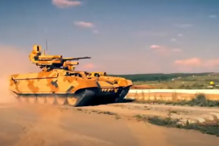 Rusia a trimis tancurile "Terminator" în Donbas (sursa: Captura youtube)