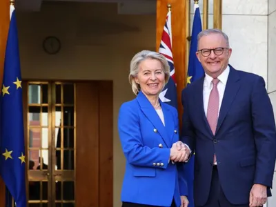 UE și Australia, acord istoric de liber schimb (sursa: X/Ursula von der Leyen)