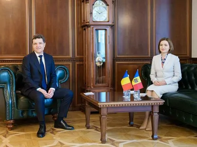 Nicușor Dan, întâlnire cu Maia Sandu (sursa: Facebook/Nicușor Dan)