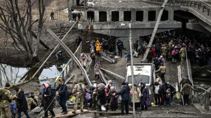 Milioane de ucraineni se întorc la casele lor Foto: Twitter