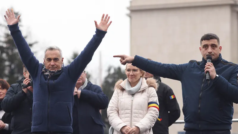 Georgescu nu se grăbește să-și depună candidatura, ca nu cumva Simion să-i ia locul, dacă este respins Foto: Inquam/George Calin