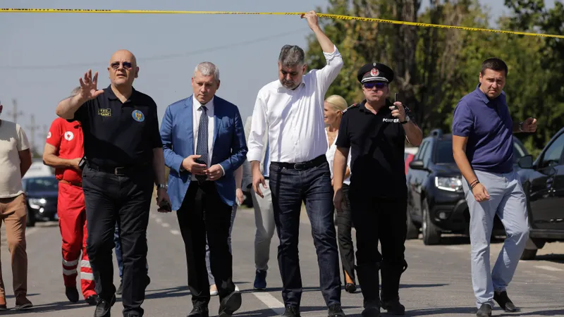 Ciolacu, după explozia de pe autostrada lui Umbrărescu, atitudine radical diferită față de cea de după explozia de la Crevedia Foto: Inquam/ George Călin