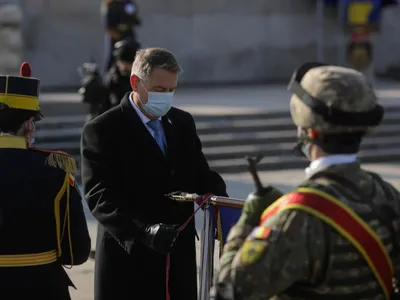 Klaus Iohannis a omagiat mica Unire (sursa: INQUAM/George Călin)