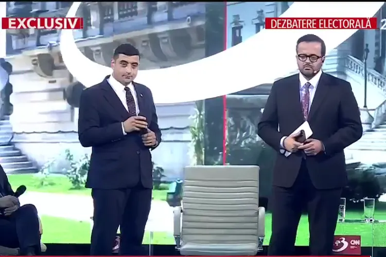 Cum a funcționat blatul „Simion întrerupe dezbaterea Antena 3” Foto: Captură video