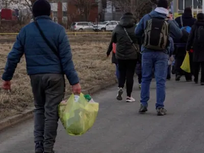 Ucrainenii se întorc acasă Foto: Inquam/ Octav Ganea