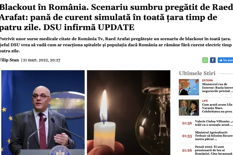 România TV, panicardă: blackout patru zile (sursa: România TV)