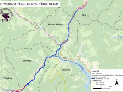 Se poate lucra pe Autostrada A8 (sursa: CNIR)