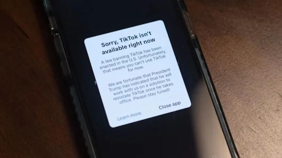 TikTok nu mai funcționează în SUA (sursa: CNN)