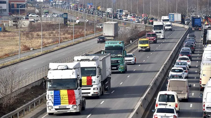 Patronul unei firme de transport se alătură protestelor Foto: Bihoreanul