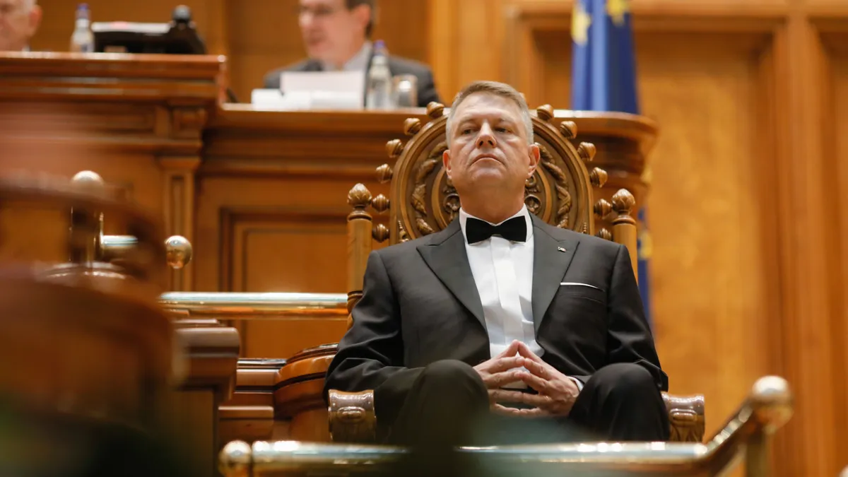 ANAF anunță public că l-a dat în judecată pe Iohannis și a cerut să i se pună poprire pe bunuri Foto: Inquam/George Calin