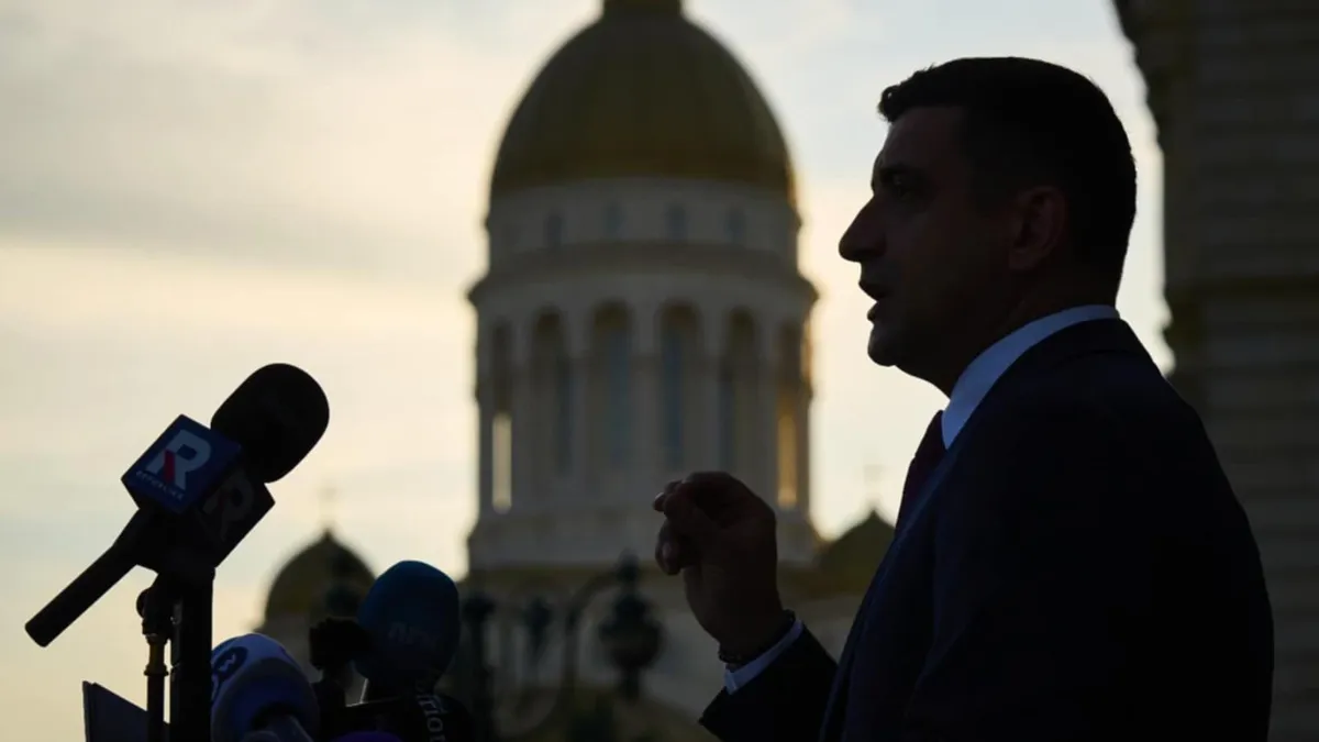 George Simion, succes zdrobitor la Iași (sursa: Facebook/George Simion)