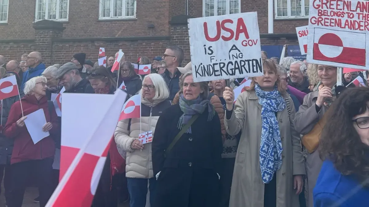 Danezii protestează împotriva presiunilor Statelor Unite (sursa: lykketoft.dk)
