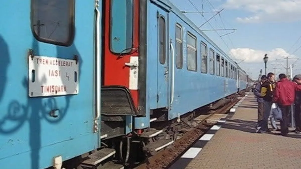 "Trenurile foamei" Iaşi - Timişoara, fără cuşete (sursa: ziaruldeiasi.ro)