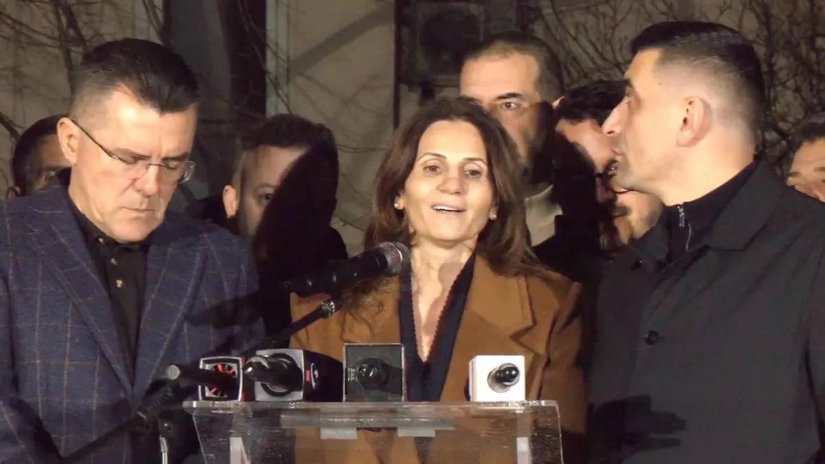 George Simion, după rezultatele exit-poll (sursa: Facebook/AUR)