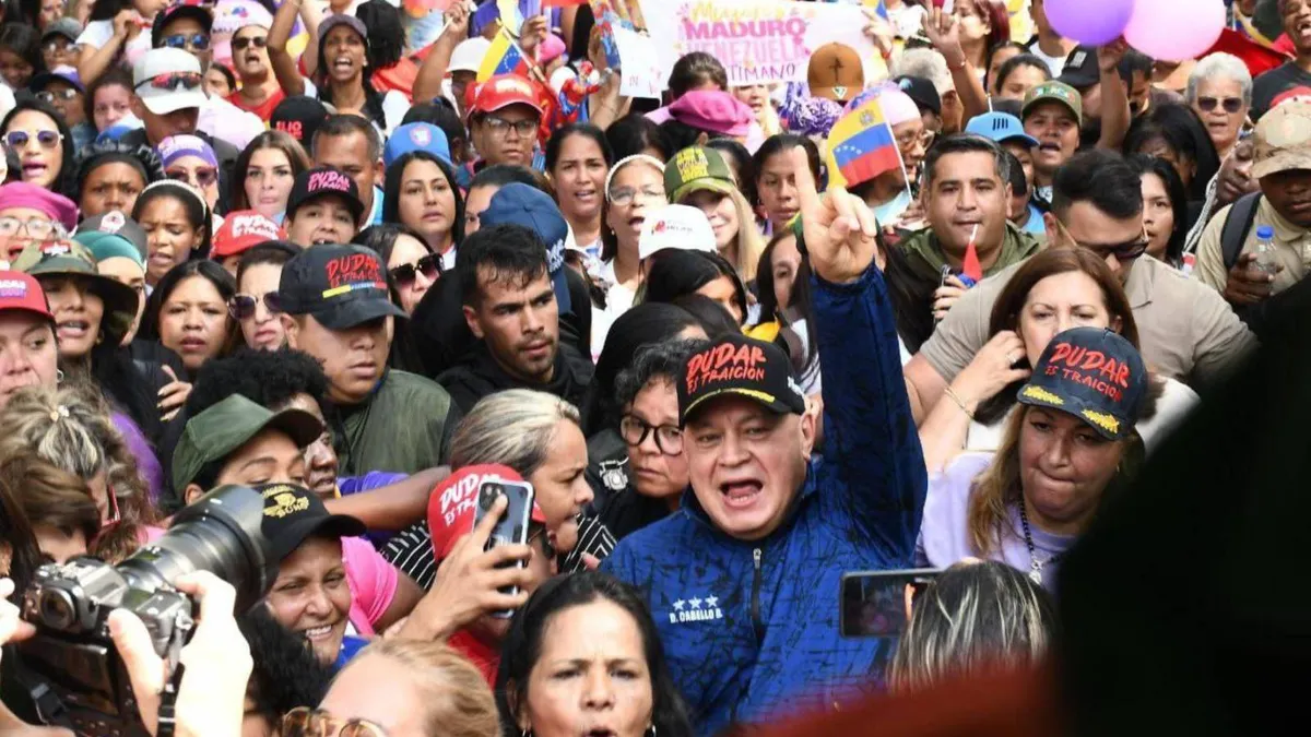 SUA își avertizează cetățenii să părăsească Venezuela (sursa: Facebook/Partido Socialista Unido de Venezuela)