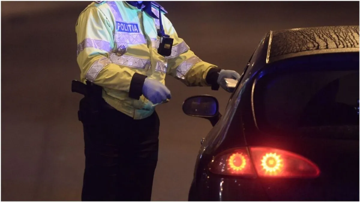 Angajat SRI, prins băut la volan (sursa: Facebook/Poliția Română)