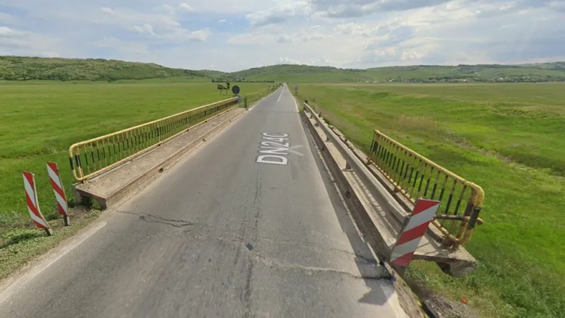 Cele mai înguste poduri din România (sursa: Google Maps)