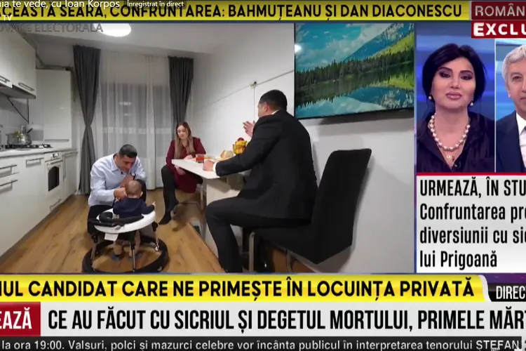 România TV, 40 de minute de propagandă pentru Simion Foto: captură video