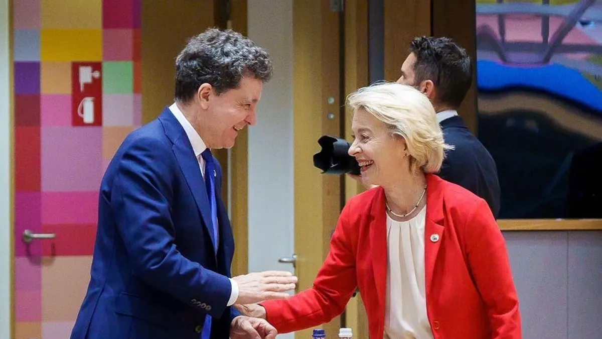 Taxele vamale, România susține negocierile UE-SUA (sursa: Facebook/Nicușor Dan)