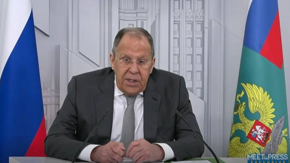 Trump, contrazis: întâlnirea Putin-Zelenski, neplanificată (Lavrov) (sursa: NBC News)