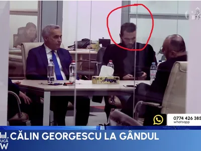 Lider neo-legionar, surprins când îl sfătuia pe Georgescu Foto: facebook Oana Marinescu