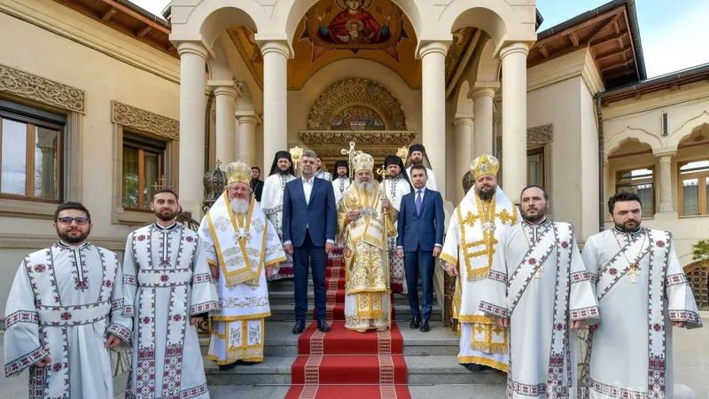 Ciolacu, campanie la Patriarhie, în prima zi de Crăciun Foto: Ziarul Lumina