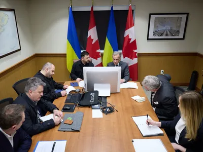 Europa și Canada îl susțin pe Zelenski (sursa: Facebook/Volodimir Zelenski)