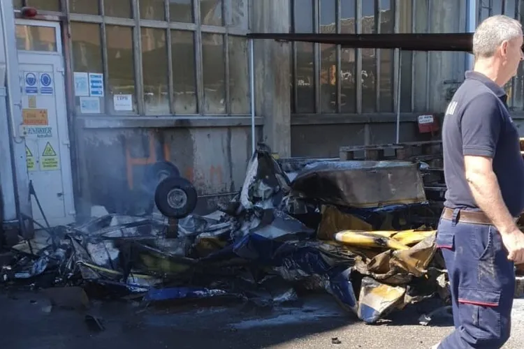 Arad, accident aviatic mortal, două victime (sursa: Express de Banat)