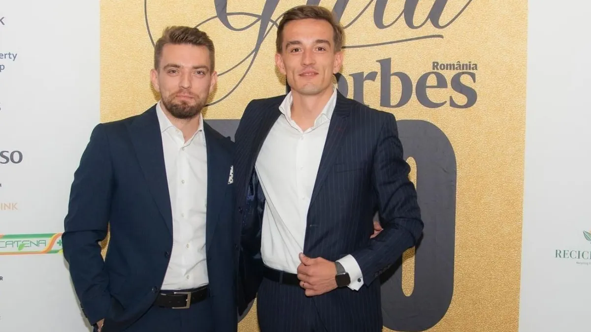 Cristian și Cătălin Bejereanu, proprietarii Trofez Print