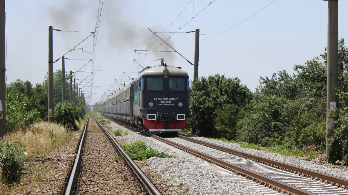 Circulația trenurilor, afectată de fenomene meteo (sursa: Facebook/CFR Infrastructura)