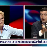 Cum a fost protejat Simion în interviul dat la TVR fostei anteniste Dana Chera