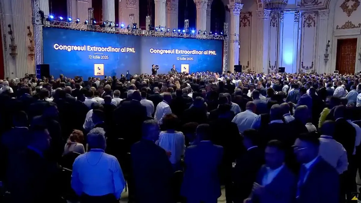 PSD, absent de la Congresul PNL (sursa: Facebook/Partidul Național Liberal)