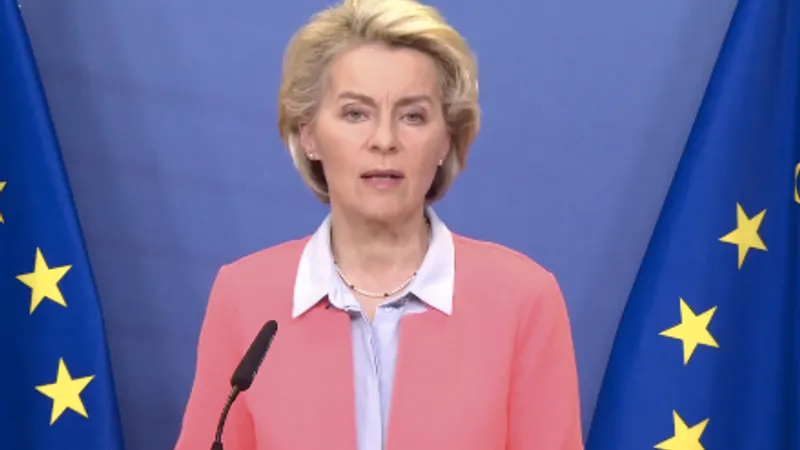 Bănci din Rusia, excluse din SWIFT (sursa: Twitter/Ursula von der Leyen)