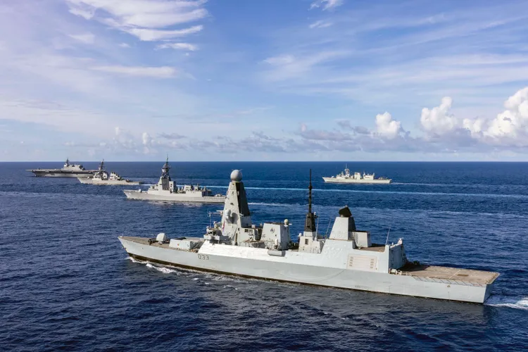 Distrugătorul britanic care trebuia să apere bazele din Cipru, întârziat de programul de la 9 la 17 Foto: Royal Navy