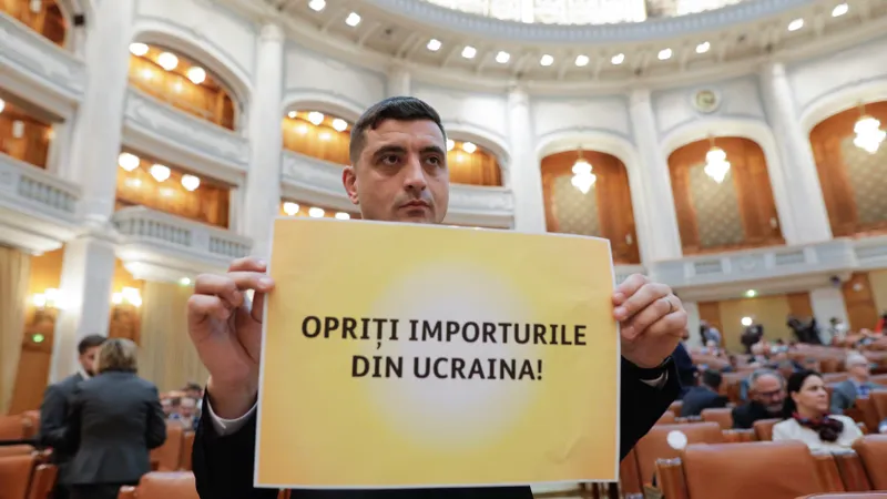 Citirea și dezbaterea moţiunii simple 'De la grânarul Europei la ruşinea Europei. Ministrul Daea distruge cu bună ştiinţă agricultura românească', iniţiată de Uniunea Salvaţi România şi Forţa Dreptei, la Camera Deputaților din Serviciul de securitate al Ucrainei i-a interzis lui Simion să intre în țară  Foto: Inquam/ George Calin