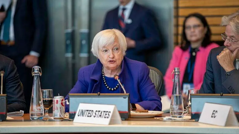 CE nu amână plata datoriei ucrainene (sursa: Twitter/Secretary Janet Yellen)