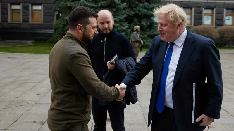 Antrenamente militare în Marea Britanie (sursa: Boris Johnson)