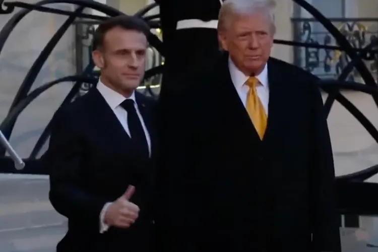Macron, întâlnire cu Trump și Zelenski (sursa: YouTube/MN)