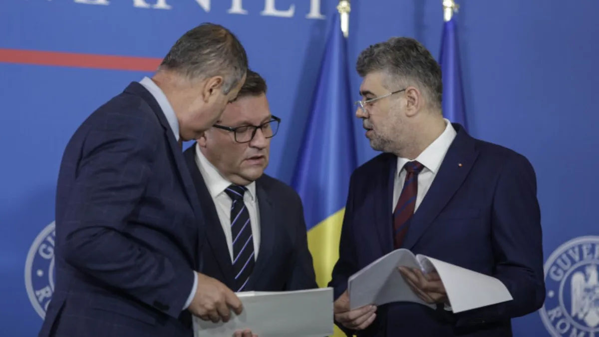 Ciolacu și Budăi cer guvernului Bolojan să introducă impozitarea progresivă Foto: Inquam/Octav Ganea