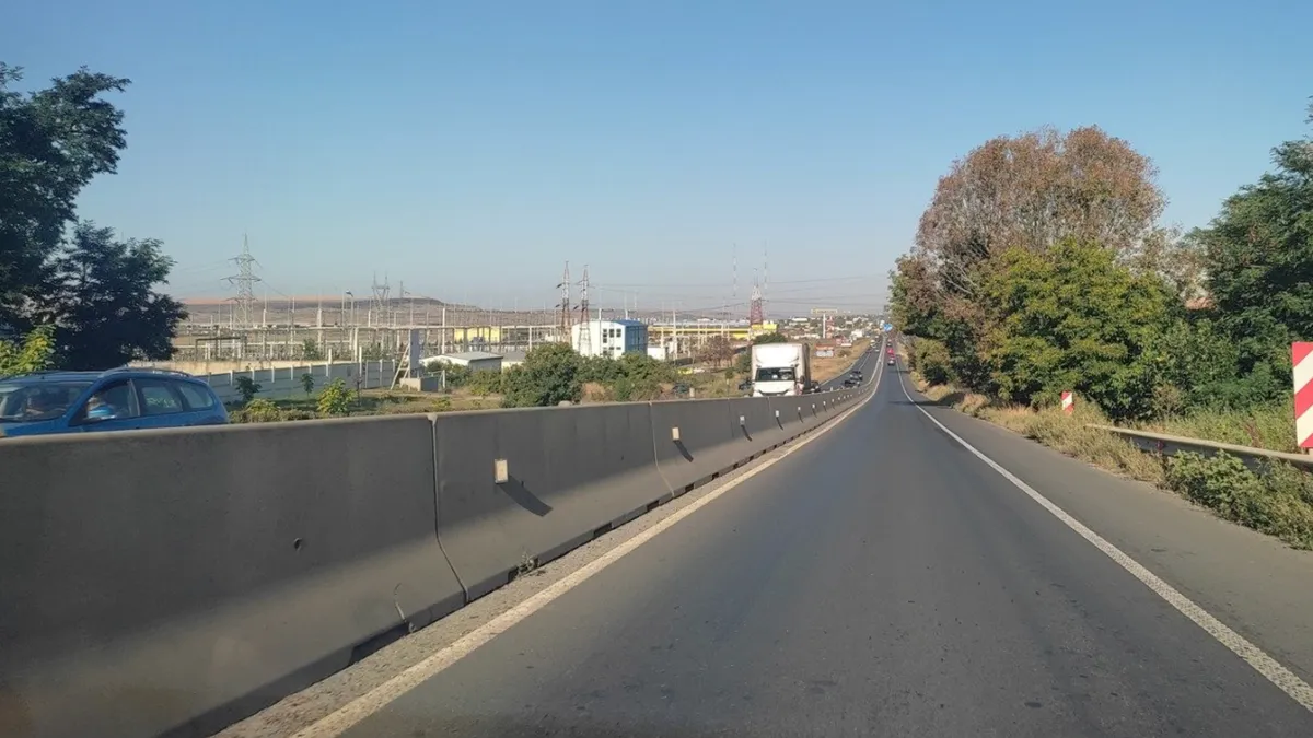 Drumul la ieşirea din Iaşi spre Leţcani